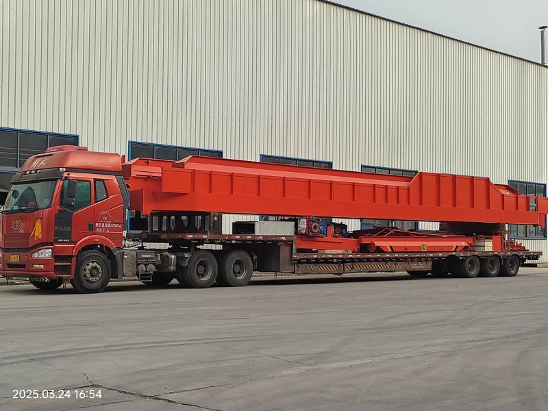 通用橋式起重機 QDXX32/5t—19.5m 電動單梁橋式起重機 2臺 LD10t—16.5m 制作完成，發往河北石家莊交付客戶使用。